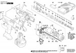Bosch 0 602 492 434 EXACT 402 Cordless Screw Driver Spare Parts